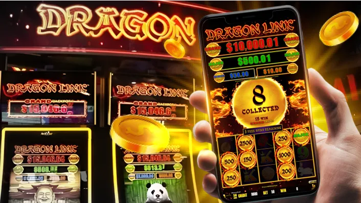 Vibrant online casino slot machine game in action